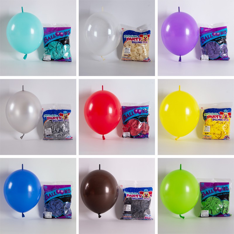 Bong Bóng Thái có đuôi 12"  - Bịt 10 cái