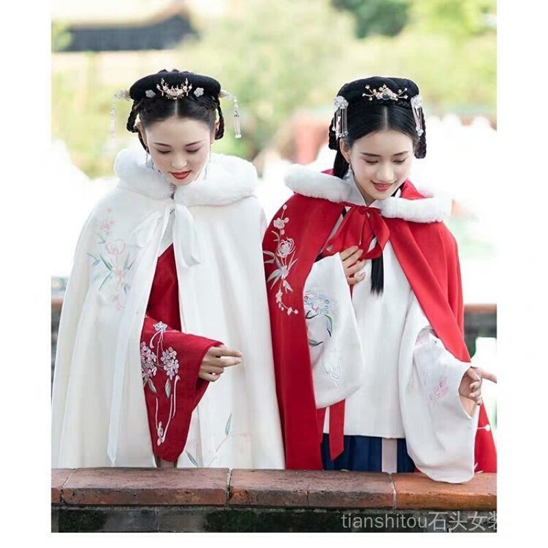 Áo Choàng Hán Phục Thêu Họa Tiết Phong Cách Trung Hoa Thời Trang Mùa Hè Xinh Xắn Cho Nữ | BigBuy360 - bigbuy360.vn