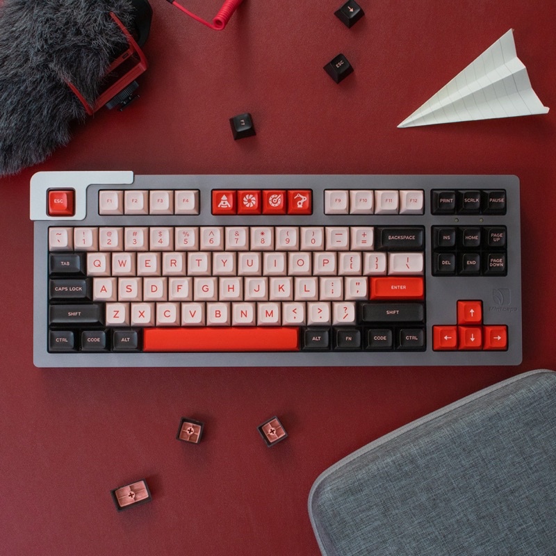 Keycap SA Aifei FLAMINGO SA Profile chất liệu ABS double shot dùng trên nhiều layout bàn phím cơ - Mitoby Studio