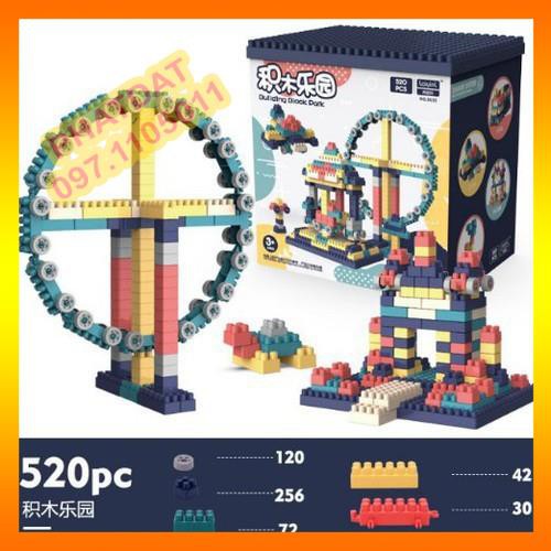 Bộ lắp ráp Lego giá rẻ 💝Freeship💝Lego mobile Xếp Hình Nhật Bản, Lego city Hộp 520 Chi Tiết Cho Bé