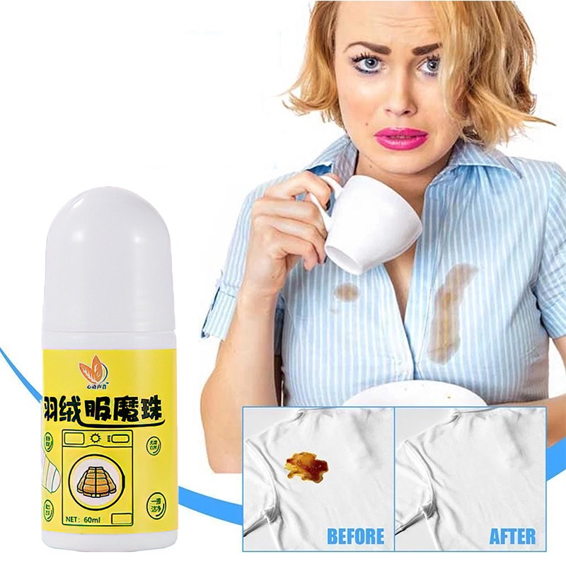 Chai Lăn Khử Trùng Làm Sạch Vết Bẩn Trên Quần Áo 60ML