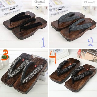 [Order] Geta guốc gỗ nhật bản đế bằng size lớn