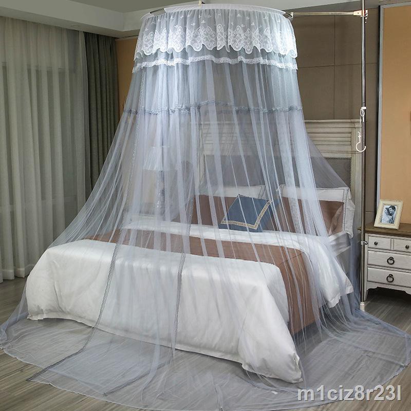 ☾▤Cửa lưới chống muỗi dạng vòm cực Weijie Tiandi lắp đặt cho gia đình- miễn phí 1,8m Giường ngủ công chúa rèm gió