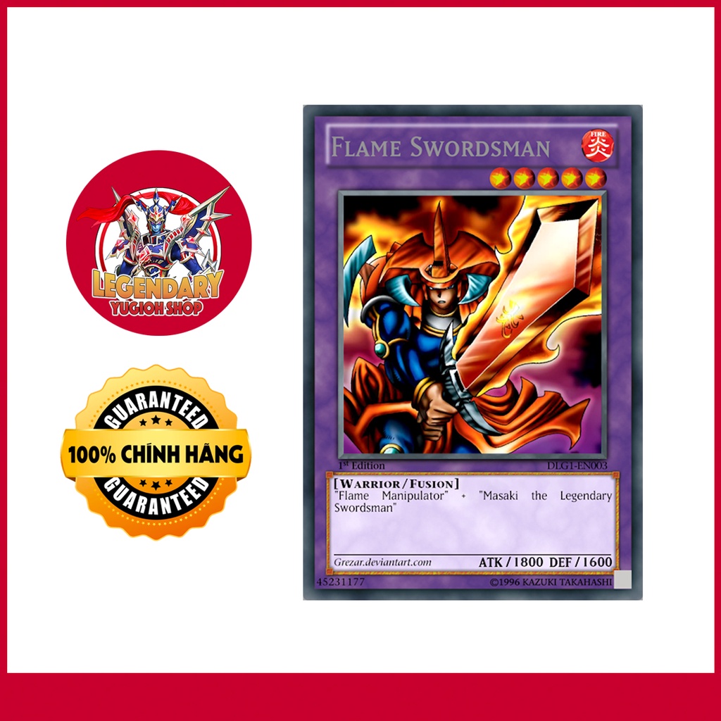 Flame Swordsman - Tay Kiếm Lửa Thiêng Art Gốc