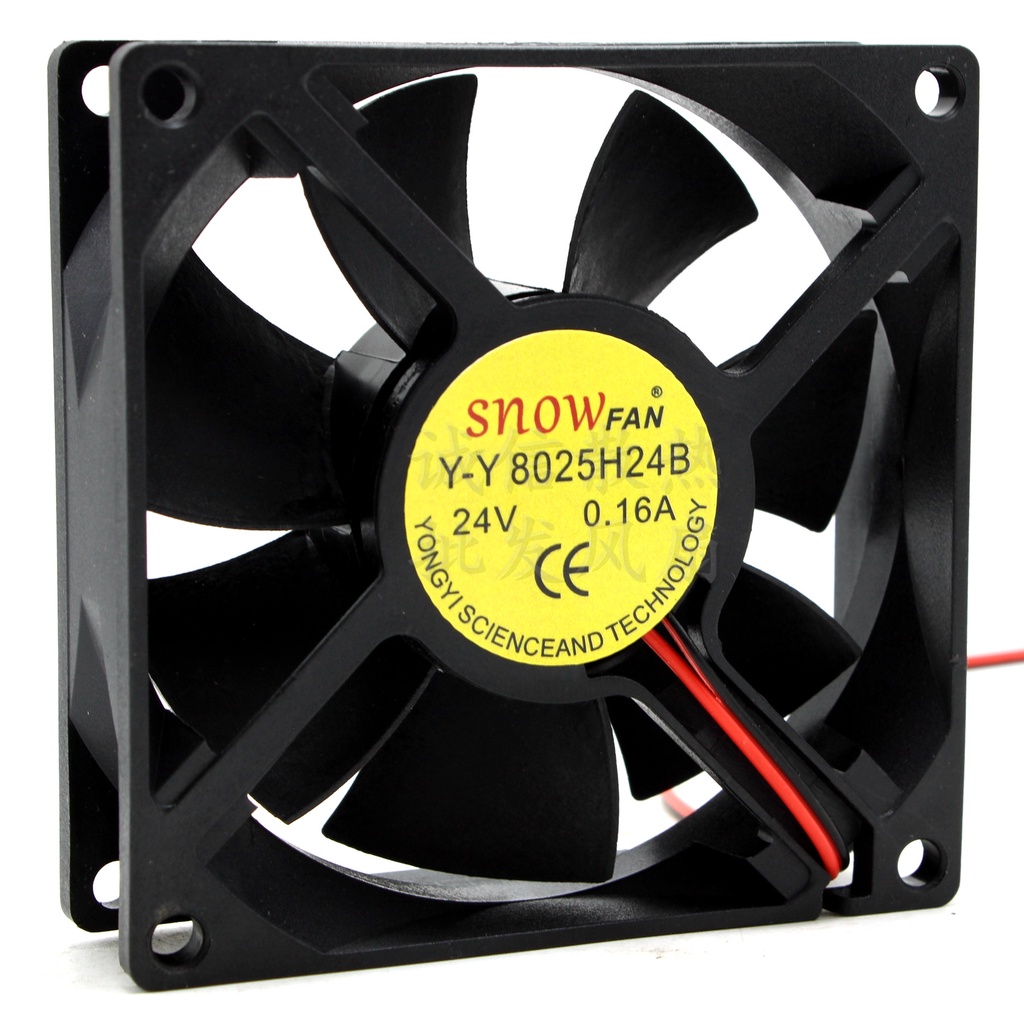 QUẠT Tuyết Y-Y8025H24B 24V 12V 5V 0,16A 8CM 8025 ❈ ❈ ❈ ❈