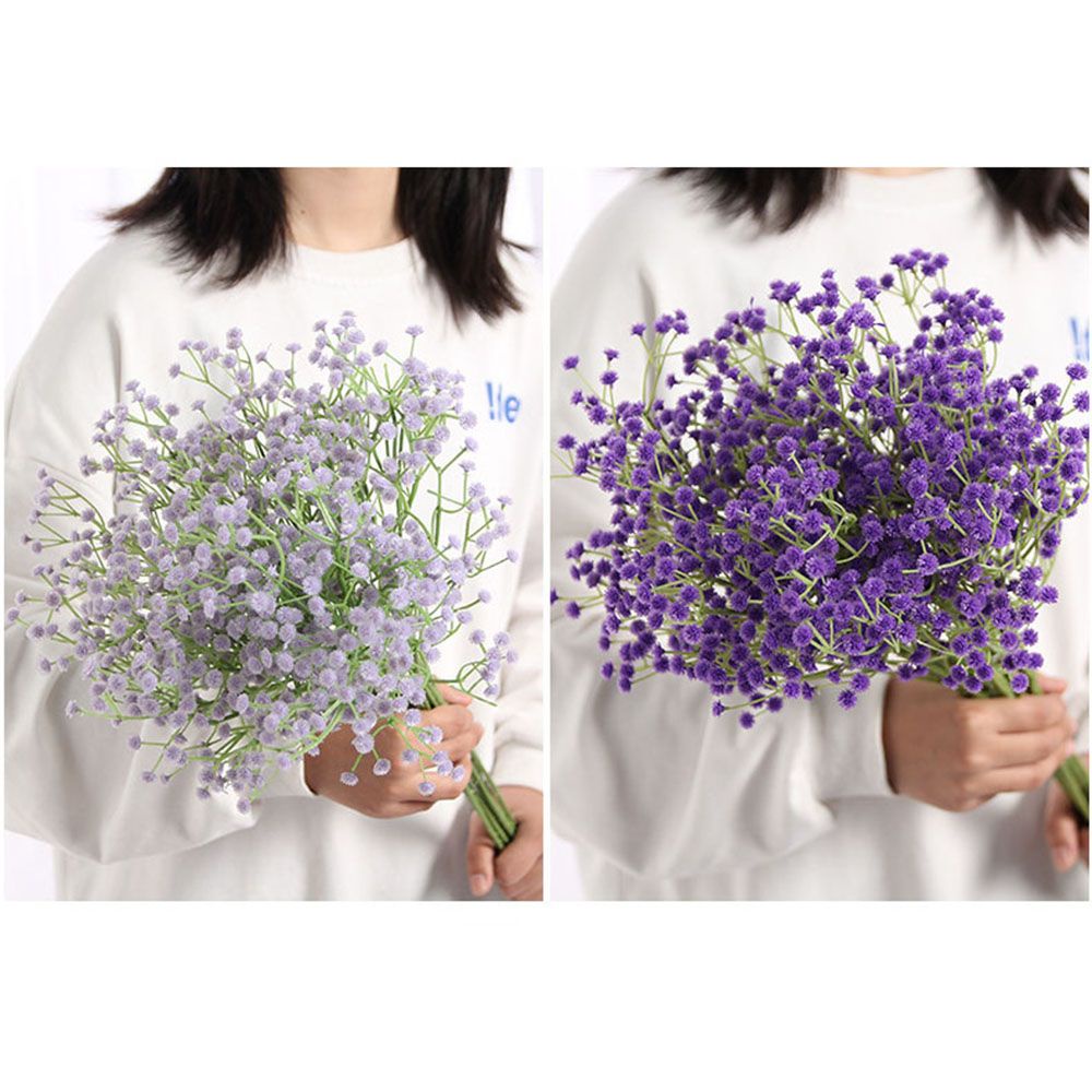 Bó hoa chấm bi nhân tạo nhiều màu sắc tùy chọn 64cm dành cho trang trí nhà cửa tiệc cưới