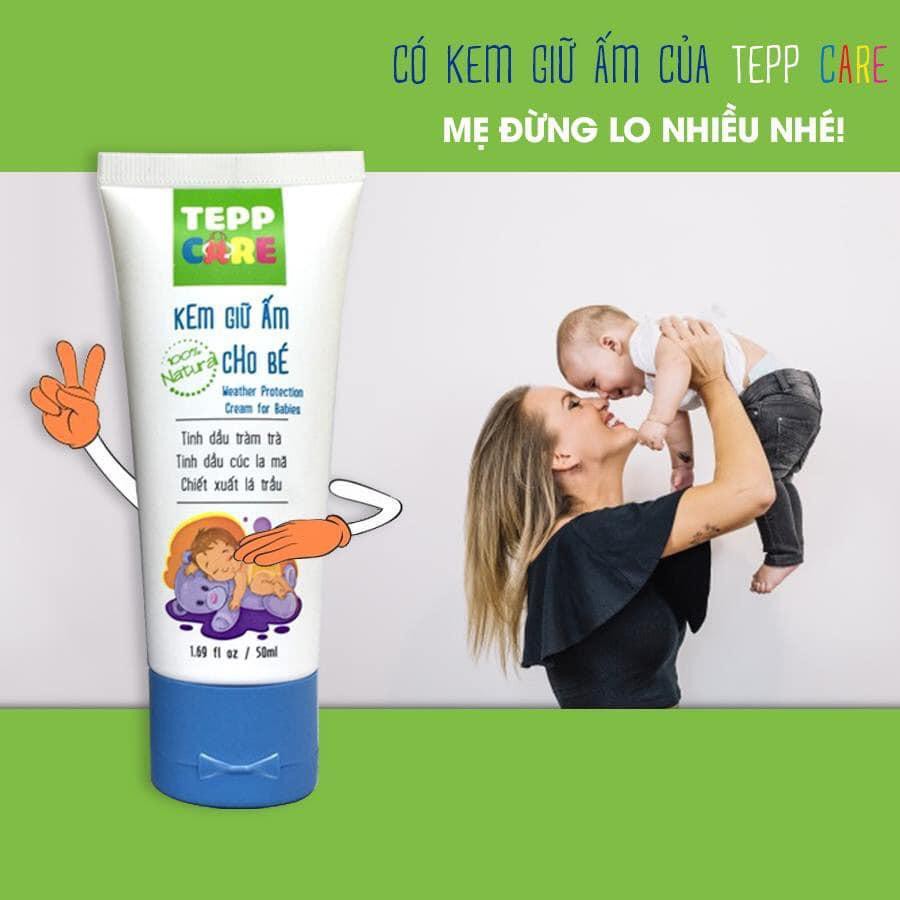 Kem bôi hăm tã - Kem giữ ấm Tepp Care - 50ml