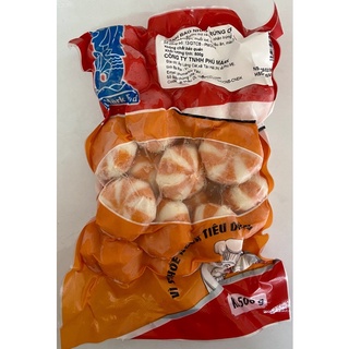 Bánh Bao Nhân Cá Hồi Phú Mark - Gói 500gr - Viên Thả Lẩu [Hoả tốc-HCM]