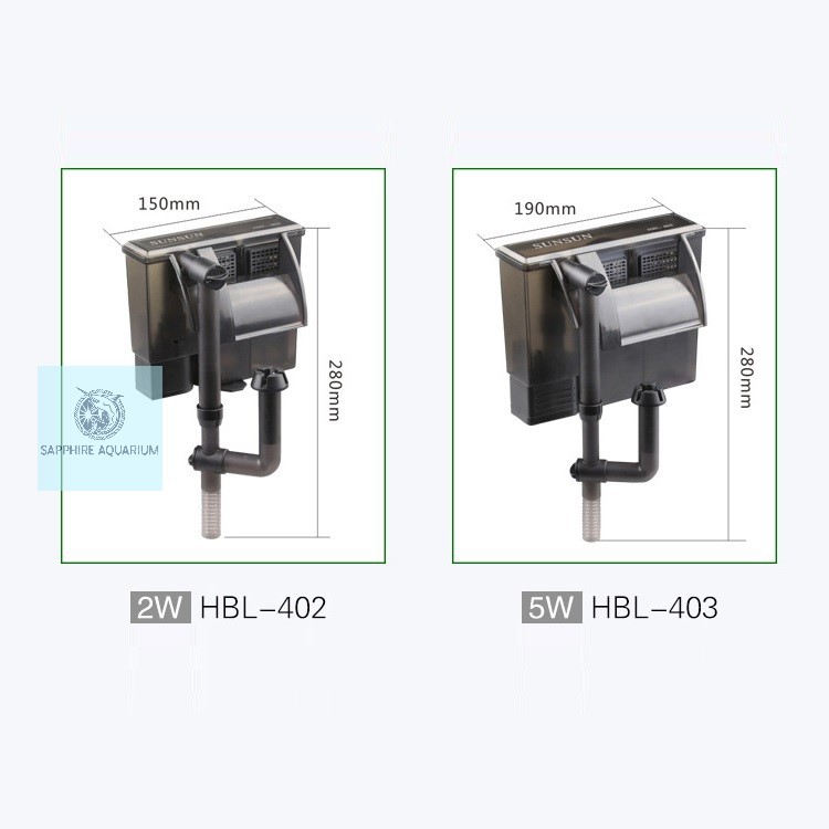 Lọc thác bể cá SUNSUN HBL-402