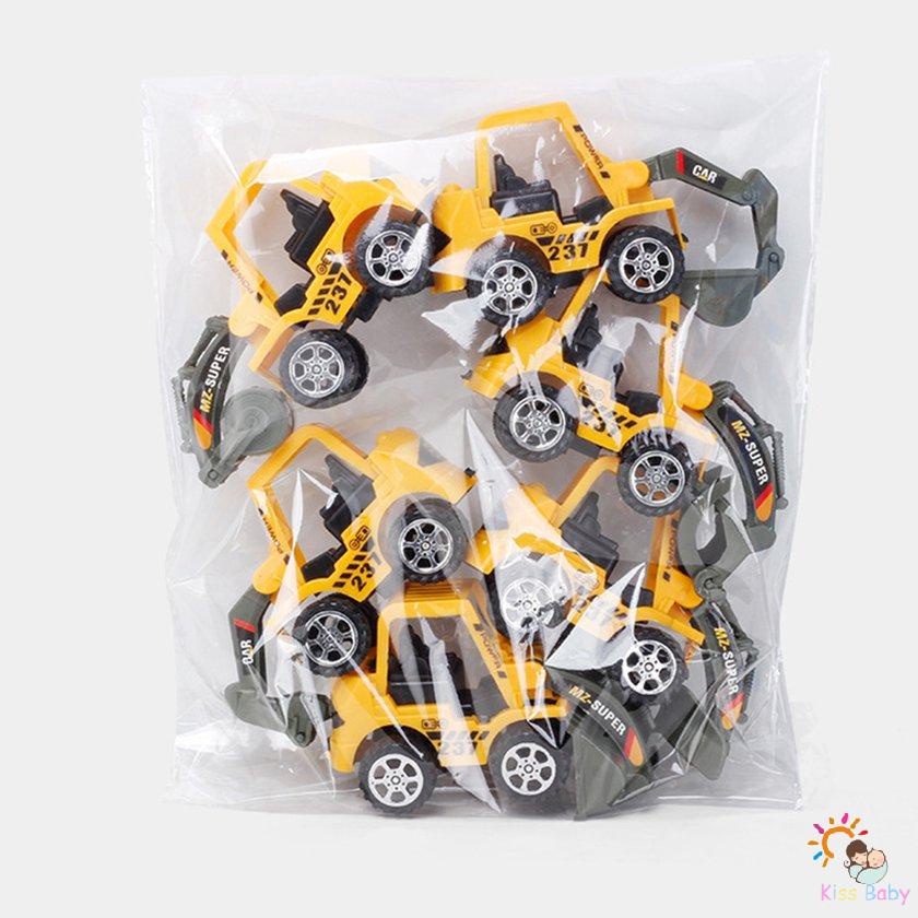 Boy Toy Car Excavator Color Random Child Inertia Model Engineering Car