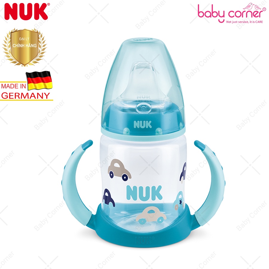 BÌNH TẬP UỐNG NUK NHỰA PP CHO BÉ 6 - 18 THÁNG TUỔI 150ml