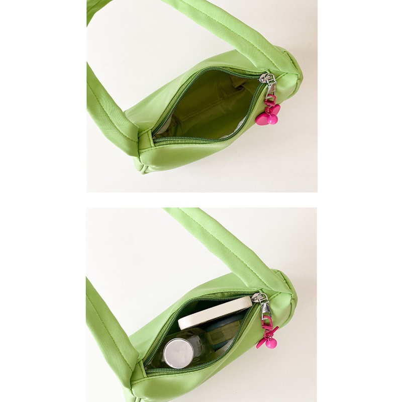 Túi Xách Nữ Đeo Dưới Cánh Tay Chất Liệu Nylon Phong Cách Retro