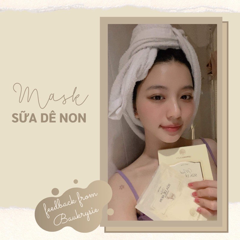 MASK BỘT SỮA DÊ NON ĐỘC QUYỀN TRÊN THỊ TRƯỜNG TỪ LEMONBEAUTY [XẢ LỖ NGHỈ BÁN]