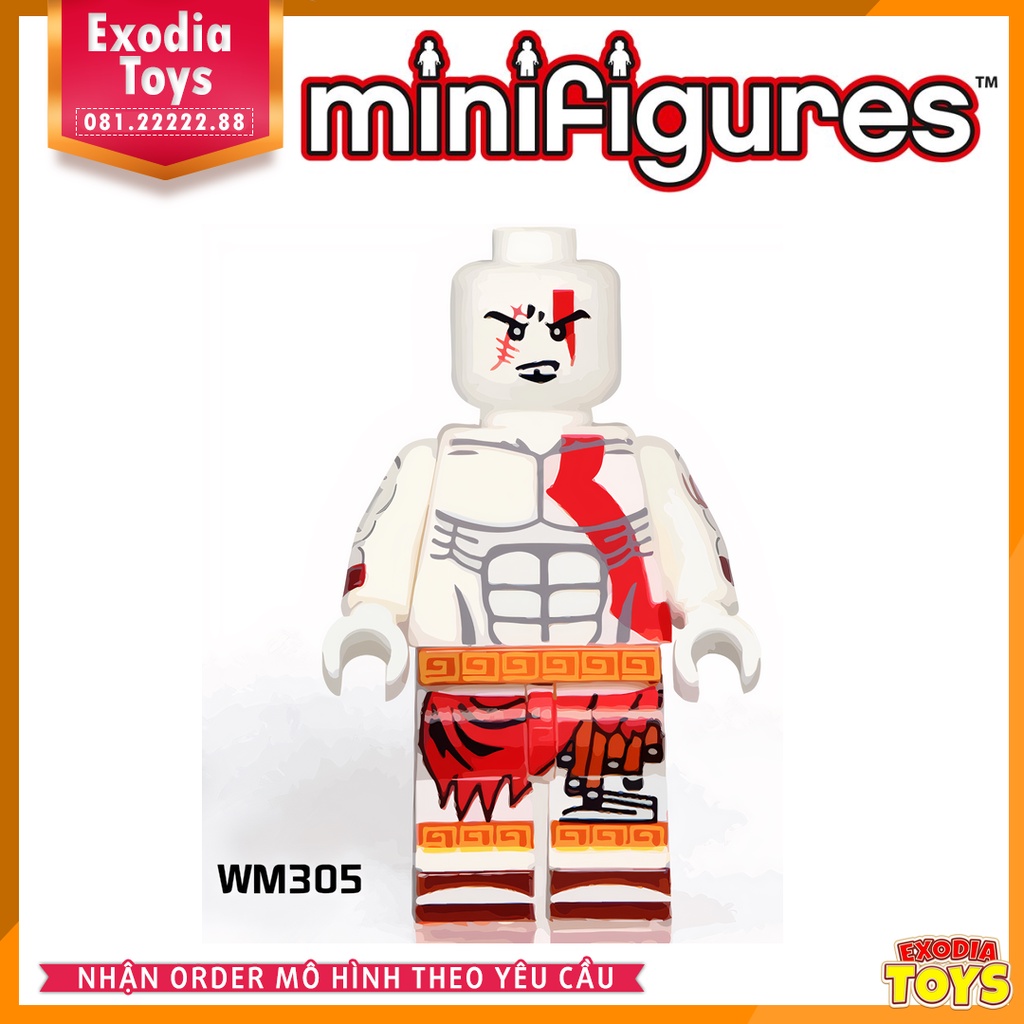 Xếp hình Minifigure Nhân vật trong phim và trò chơi - Đồ Chơi Lắp Ghép Sáng Tạo - WM6001