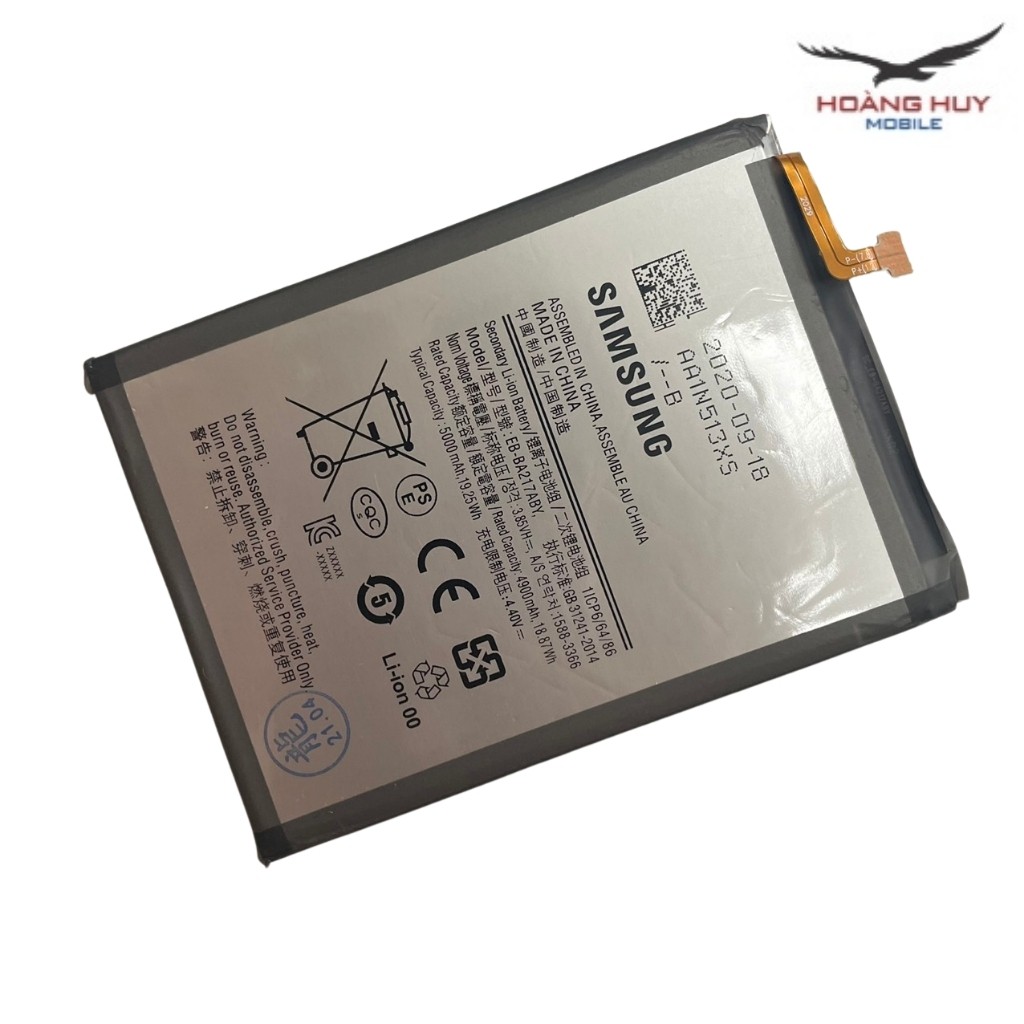 Pin Samsung Galaxy A21s,A12,A02,EB-BA217ABY Dung Lượng 5000mAh Hàng Zin Nhập Khẩu Bảo Hành 6 Tháng 1 Đổi 1