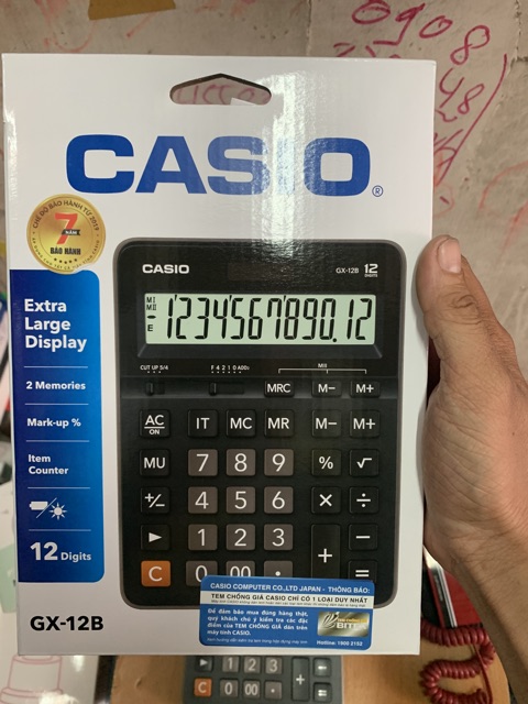 Máy Tính Casio GX12B Size Lớn