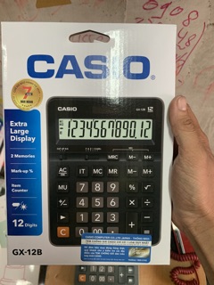 Máy Tính Casio GX12B Size Lớn (Chính Hãng)