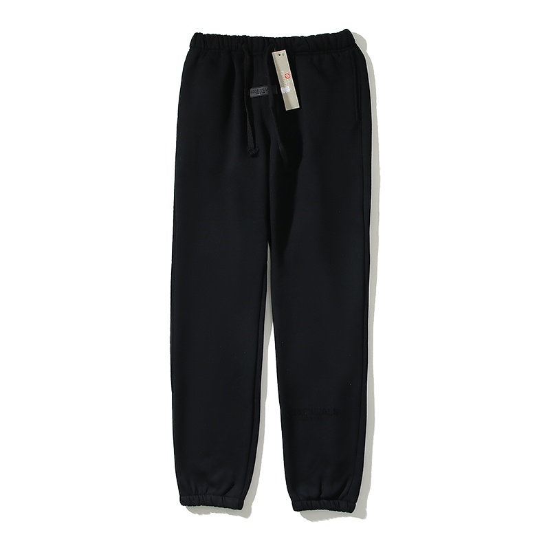 Fog ESSENTIALS Quần Thể Thao Lót Nhung In logo Thiết Kế Viền Đôi Tám Mùa