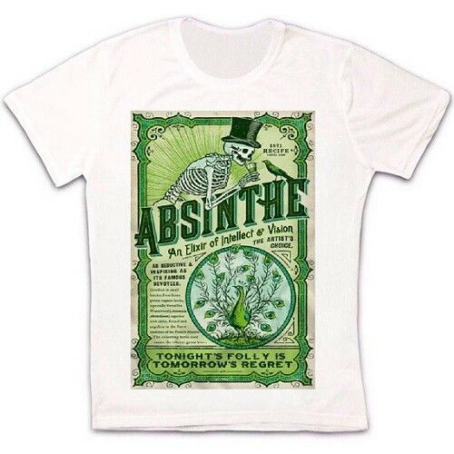 Áo Thun Unisex In Họa Tiết Ecstasy Retro Absinthe 1871 1346