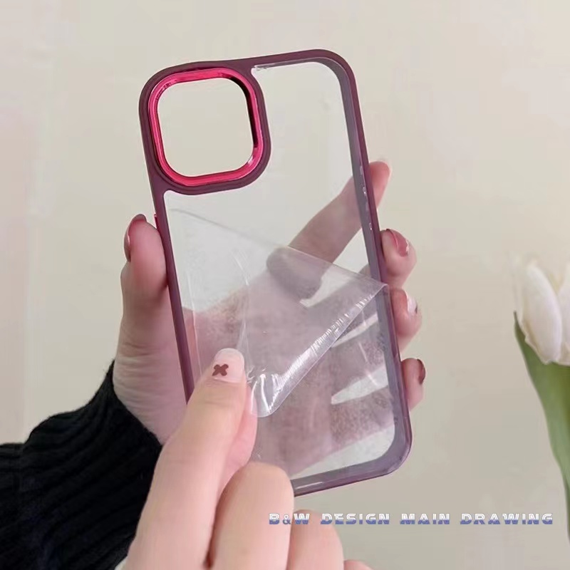 Ốp Điện Thoại Viền Kim Loại Sang Trọng Chống Sốc/Trượt Cho iPhone 13 12 11 Pro Max IX XS Max XR 12 Pro Max i7 i8 Plus