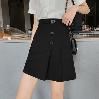 Chân Váy Chữ A Eo Cao Màu Trơn Thời Trang 27470