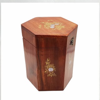 Hộp đựng chè loại nhỏ in hoa văn đẹp mắt