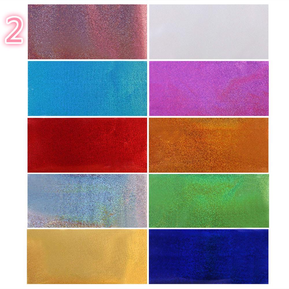 [Hàng mới về] 10 Miếng dán tráng gương trang trí móng tay nghệ thuật thủ công