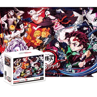 Bộ Đồ Chơi Xếp Hình 1000 Mảnh Hình Anime Demon Slayer