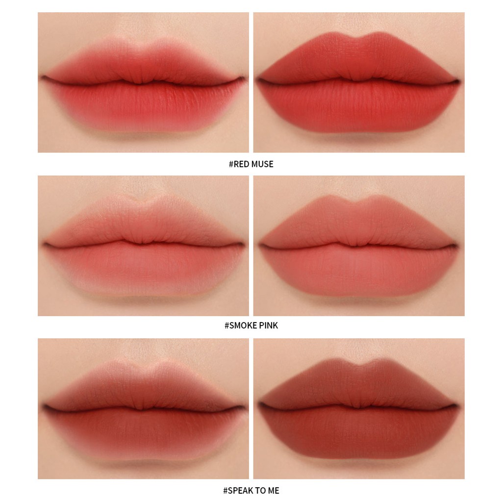 Son Thỏi Lì 3CE Soft Matte Lipstick Vỏ Trong Suốt Cho Làn Môi Mịn Màng Ẩm Mượt