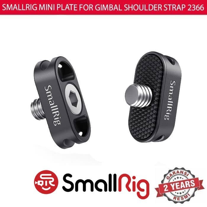 SMALLRIG Set 2 Đĩa Gắn Dây Đeo Vai Mini Cho Tay Cầm Chống Rung Aan2366 2366