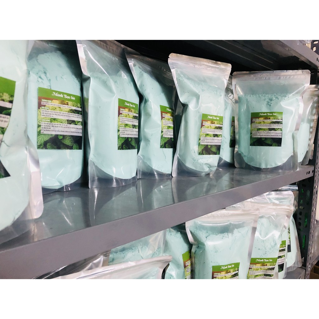 Bột đắp mặt nạ Bạc Hà gói 1kg dưỡng da bù ẩm