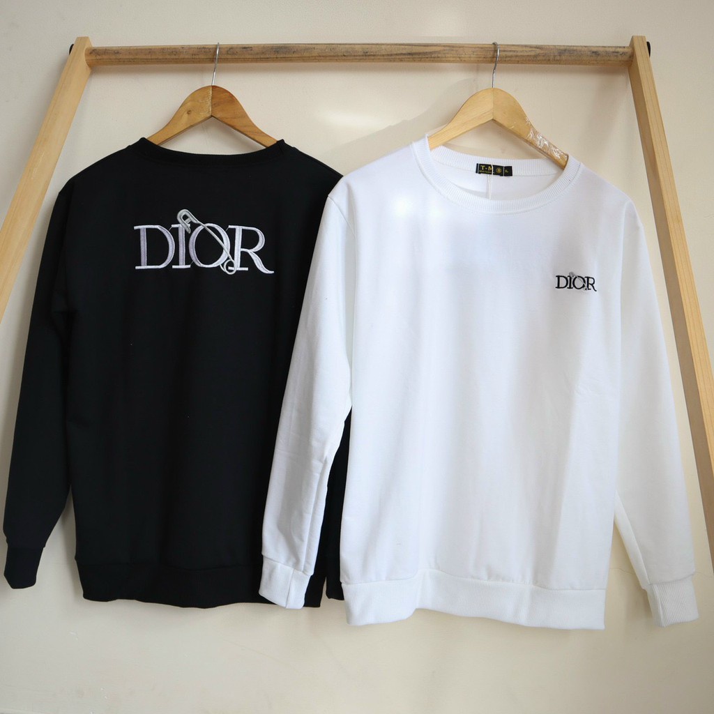( MẪU MỚI) Áo nỉ DIOR dài tay mẫu chuẩn thu đông chất liệu vải cotton thấm hút mồ hôi, vải ôm form chuẩn- CÓ VEDEO | BigBuy360 - bigbuy360.vn