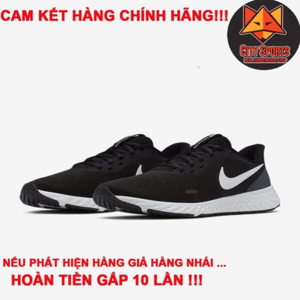 [Sale 3/3][Free Ship] Giày thể thao chính hãng Nike Revolution 5  BQ3204 003 [CAm kết chính hãng fake 1 đền 10] -p13 ,