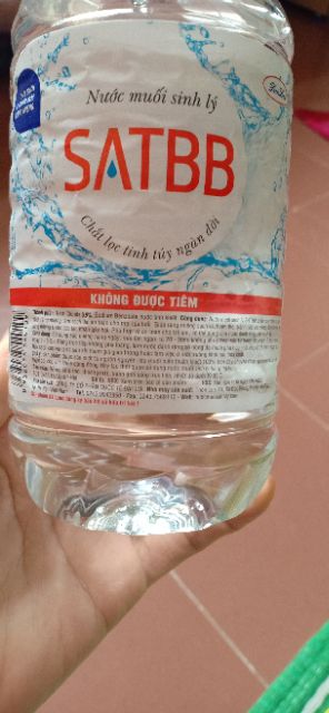 Nước muối sinh lý SATBB 550ml