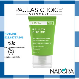 Kem Dưỡng Làm Dịu Da Paula's Choice Earth Sourced Antioxidant Enriched Natural Moisturizer 60ml