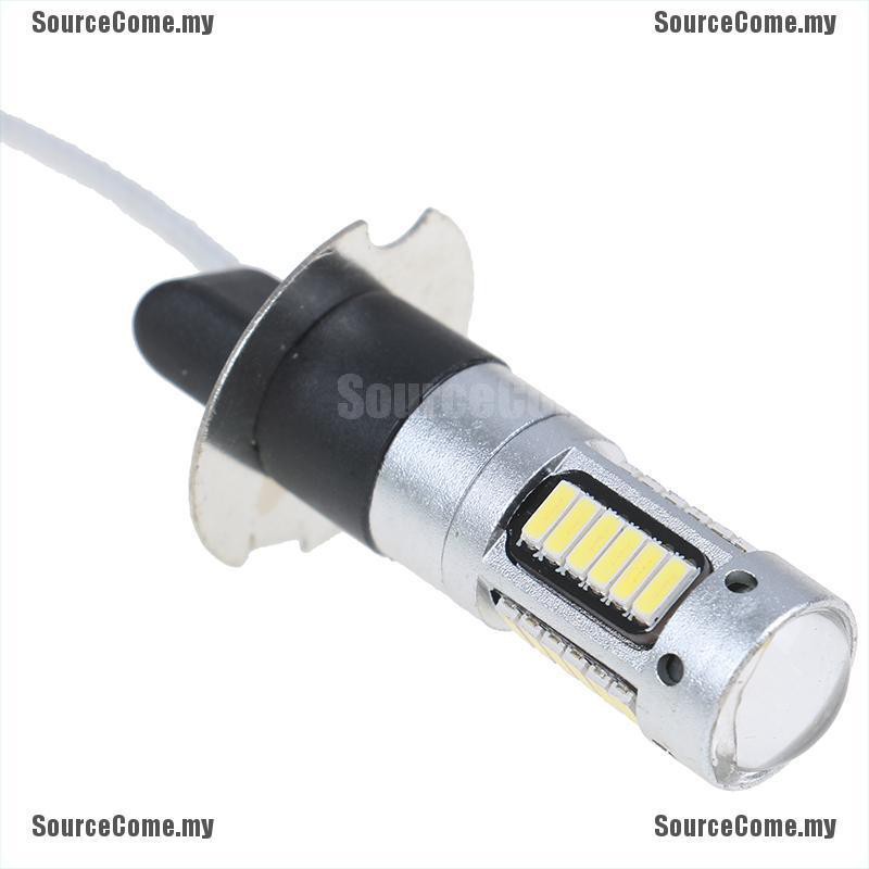 1 Bóng Đèn Led Sương Mù H3 4014 30smd Dc 12v 6000k