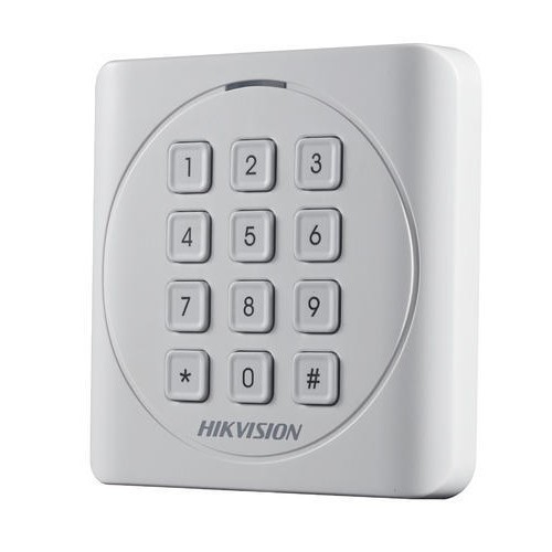 Đầu đọc thẻ Mifare có nút bấm Hikvision DS-K1801MK Tích hợp đèn LED