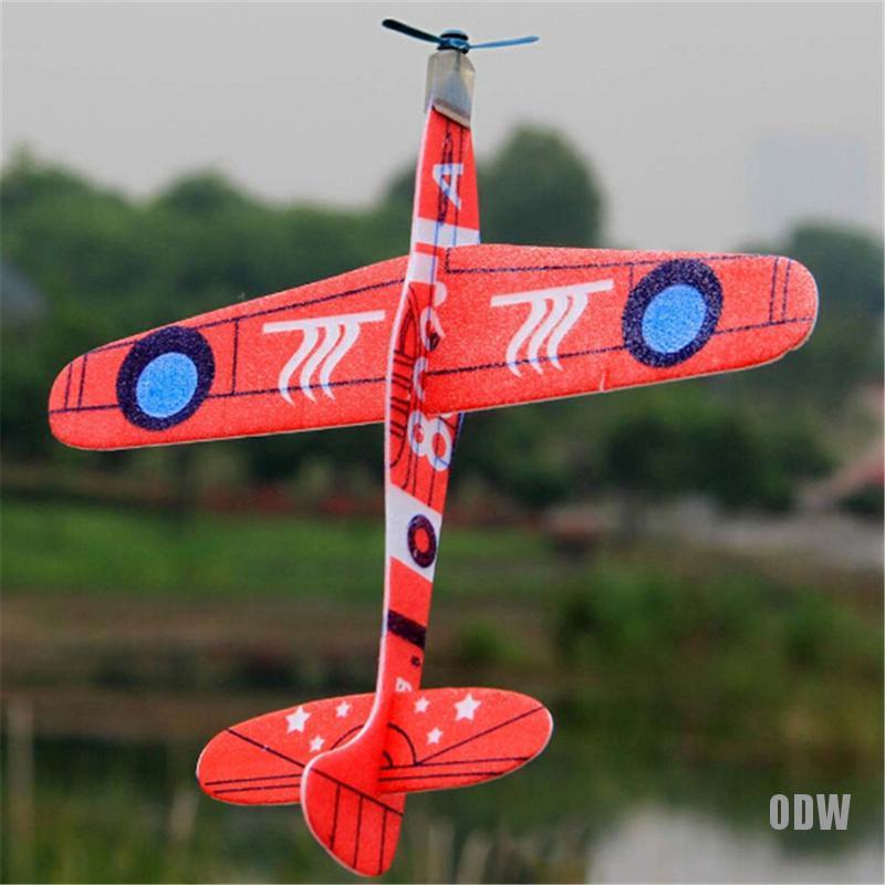 Máy bay xốp ném tay 19cm vui nhộn cho bé