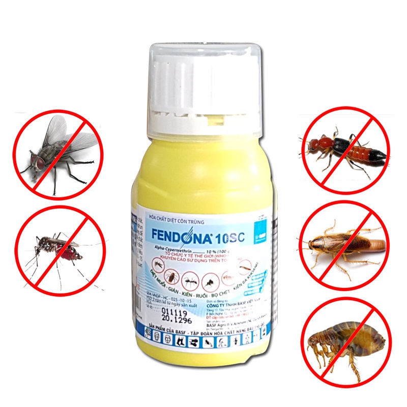 Fendona 10sc (50ml) Thuốc diệt MUỖI, côn trùng không mùi