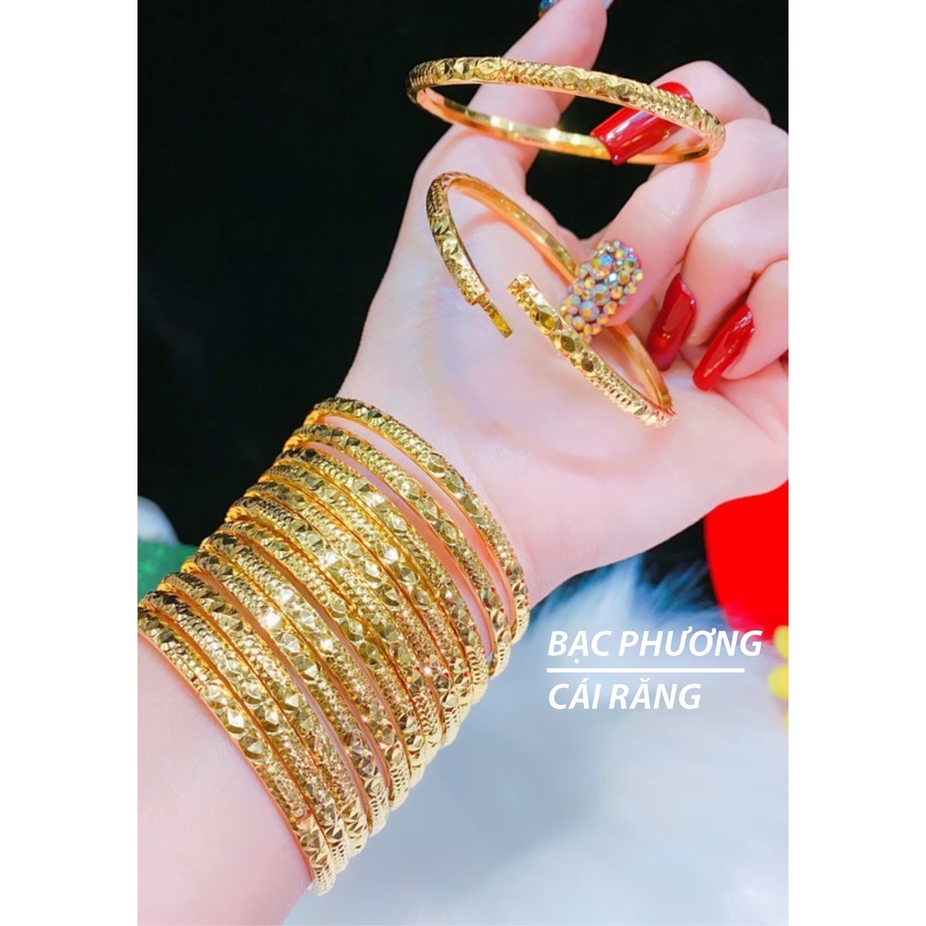 MẪU BÁN LẺ BẢN TO XIMEN TRÒN MẠ VÀNG 18K