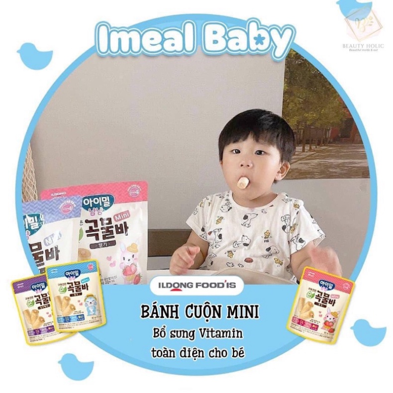 Bánh Cuộn Mini ILDong Hàn Quốc Gói 50G Cho Bé