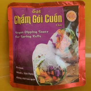 Sốt gia vị chấm gỏi cuốn chay