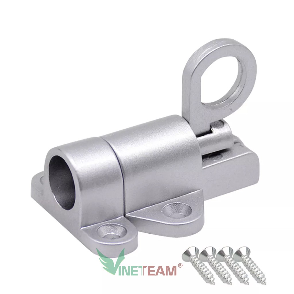 Chốt khóa cài cửa tự động cửa sổ cửa ra vào an toàn tự động bằng hợp kim nhôm (kèm ốc vít) -DC4588