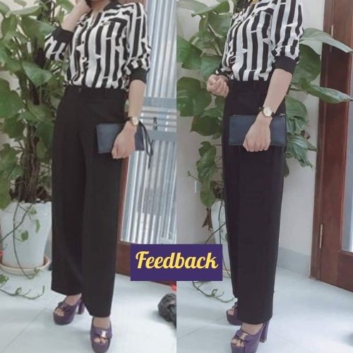 Quần Suông Ống Rộng 🍀FRRESHIP🍀Quần Culotes Lưng Cao Kéo Dài Chân Vải Vitek Cao Cấp 2 Màu | BigBuy360 - bigbuy360.vn