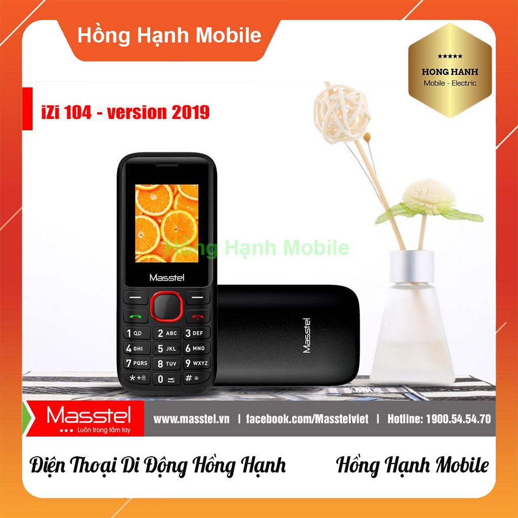 Điện Thoại Masstel iZi 104 - Hàng Chính Hãng - Hồng Hạnh Mobile