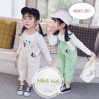 Set yếm xinh cho bé gái