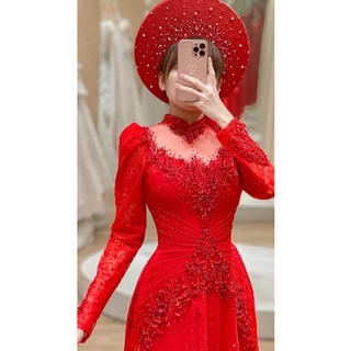 Áo dài hỏi cưới thiết kế
