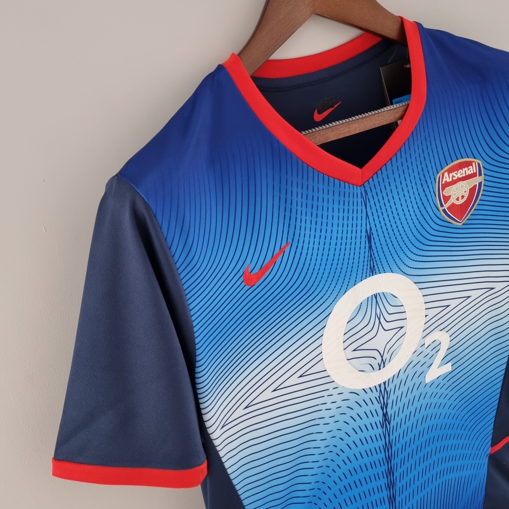 Áo Bóng Đá Đội Tuyển Arsenal 02-04 Phong Cách Retro #14