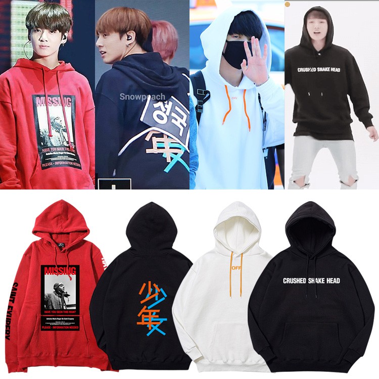 Áo Hoodie Dài Tay Cheap Moment JungKook - BTS