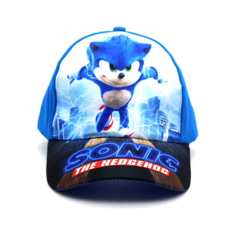 Mũ Lưỡi Trai Họa Tiết Hoạt Hình Sonic Đáng Yêu Cho Bé Sonic Kid Sun Hat Hedgehog Sonic Cartoon Children Baseball Cap